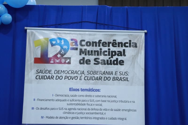 12ª Conferência Municipal de Saúde debate democracia, fortalecimento do SUS e aprova diretrizes...
